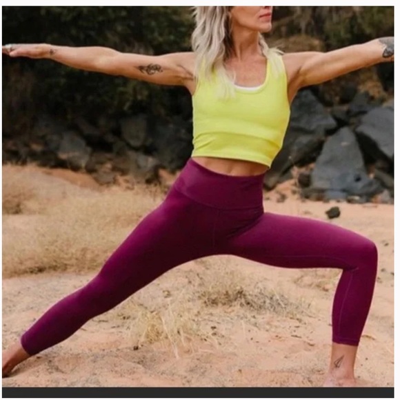 Zyia Lipgloss Metallic Plus High Rise Leggings 20” Inseam Sz 4 - Picture 2 of 11